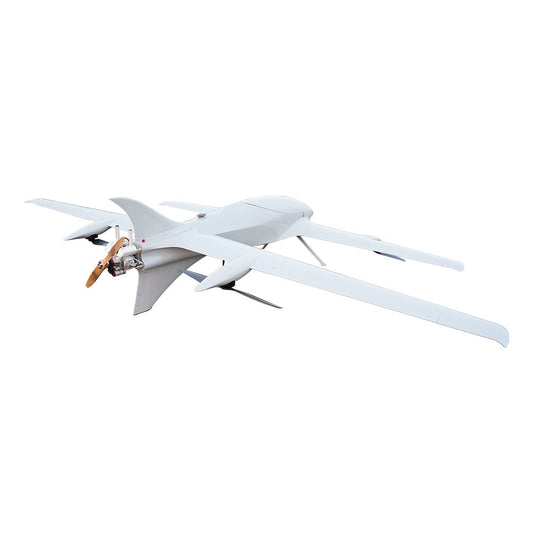 CUAV Raefly VT370 VTOL - 15KG de charge utile 10 heures de temps de vol 10L essence électrique hybride Tandem Wing VTOL UAV Drone d'avion à voilure fixe