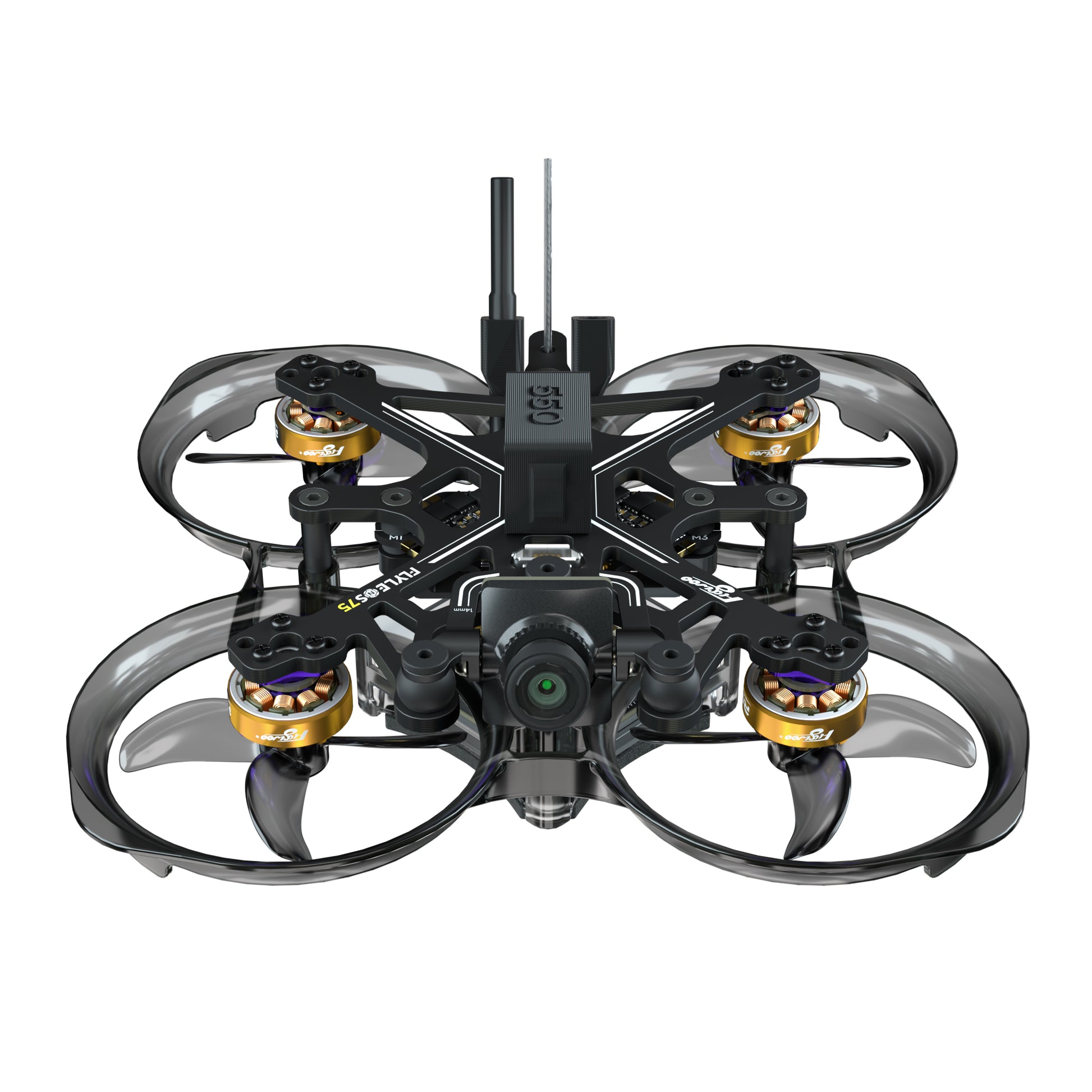 Flywoo FlyLens 75 HD HDZero 2S brushless whoop FPV drone with ducted prop guards and front camera