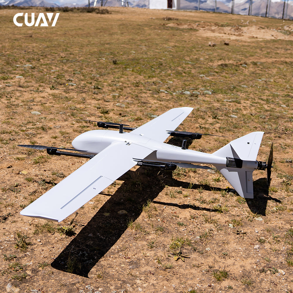CUAV Raefly VT290 VTOL - 370KM Range 5KG Payload 2900mm Wingspan ArduPilot Carbon Fiber Kevlar Electric VTOL UAV Fixed Wing Airplane Drone for mapping surveying inspection