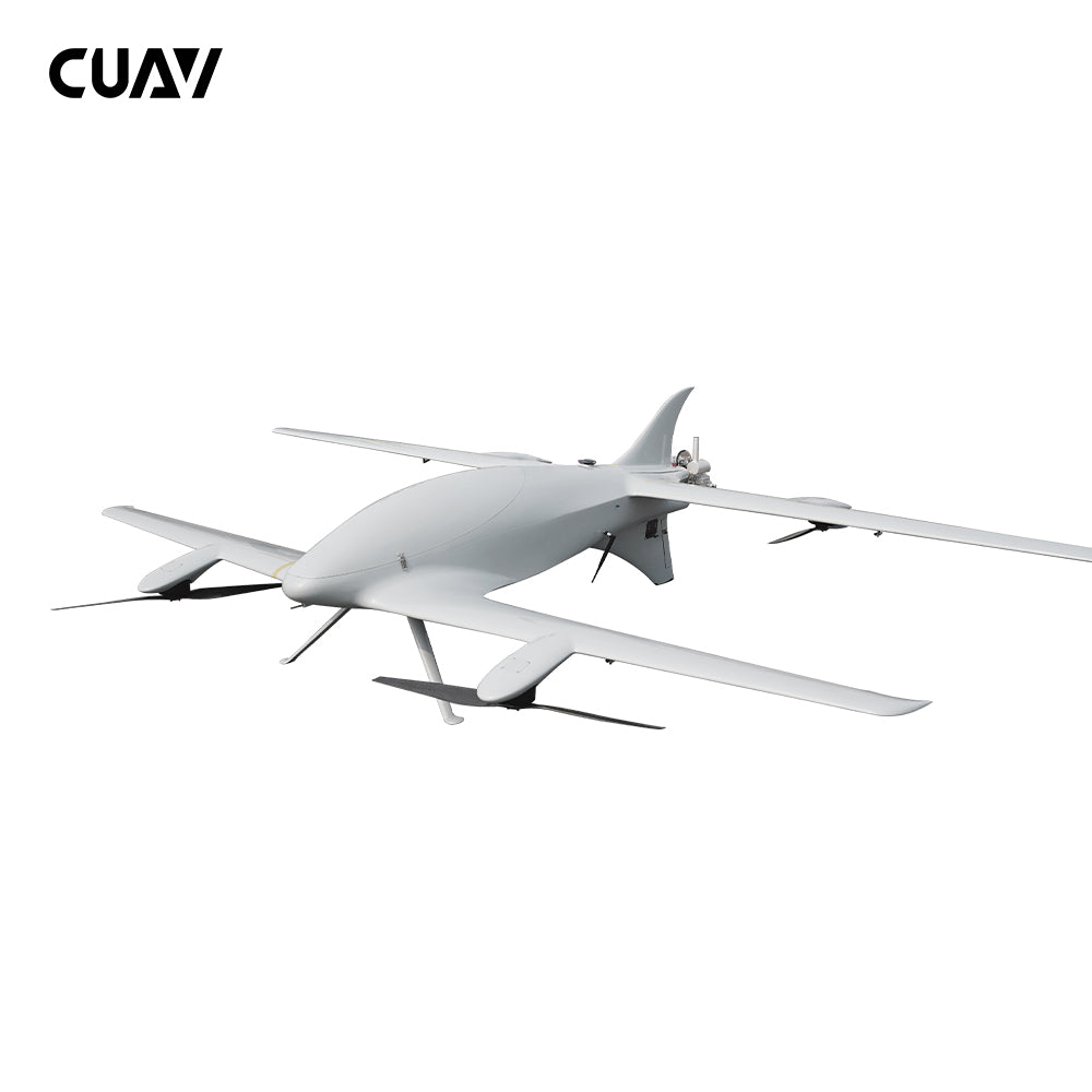 CUAV Raefly VT370 VTOL - 15KG Payload 10Hours FLight Time 10L Gasoline Electric Hybrid Tandem Wing VTOL UAV Fixed Wing Airplane Drone