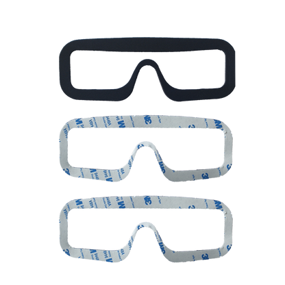 HDZero Goggle foam padding kit with adhesive face foam gasket and rectangular pad