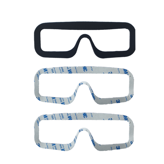 HDZero Goggle foam padding kit with adhesive face foam gasket and rectangular pad