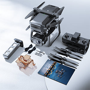 Bwine F7 Drone, LCD Remote Control The transmitter uses an LCD screen with a built-in relay chip .