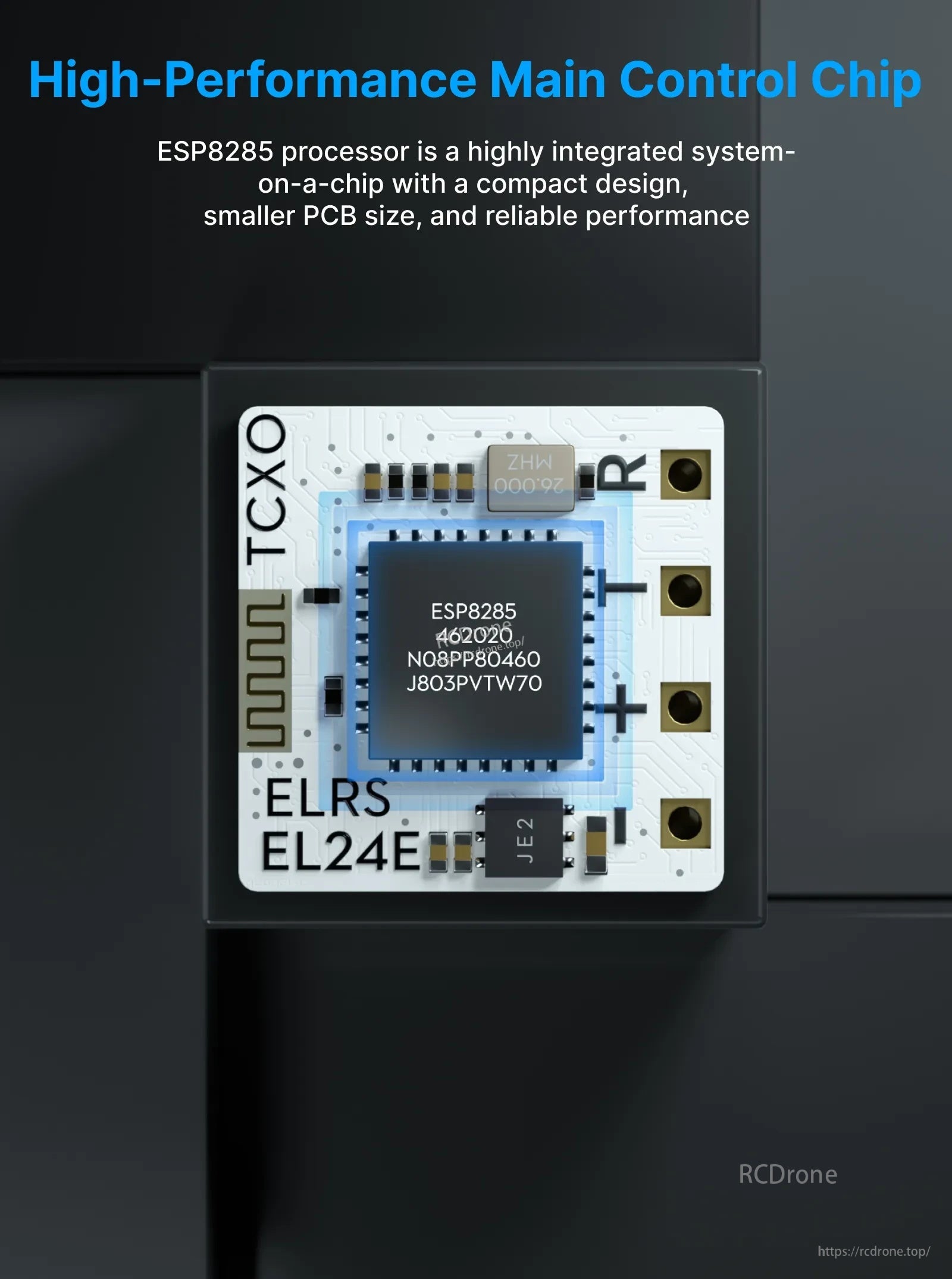 0.4g Flywoo TCXO 2.4G ELRS EL24E \ EL24P