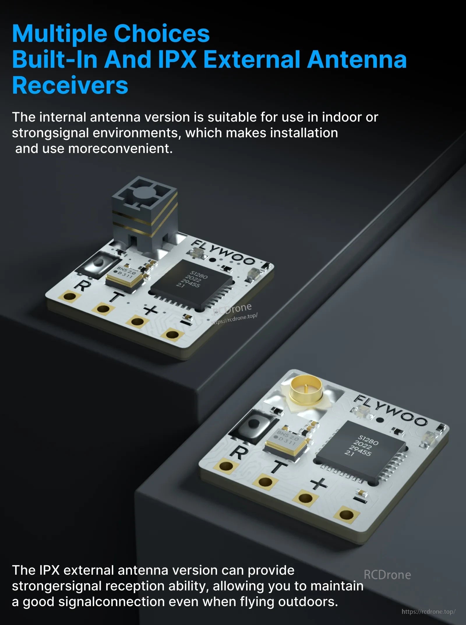 0.4g Flywoo TCXO 2.4G ELRS EL24E \ EL24P