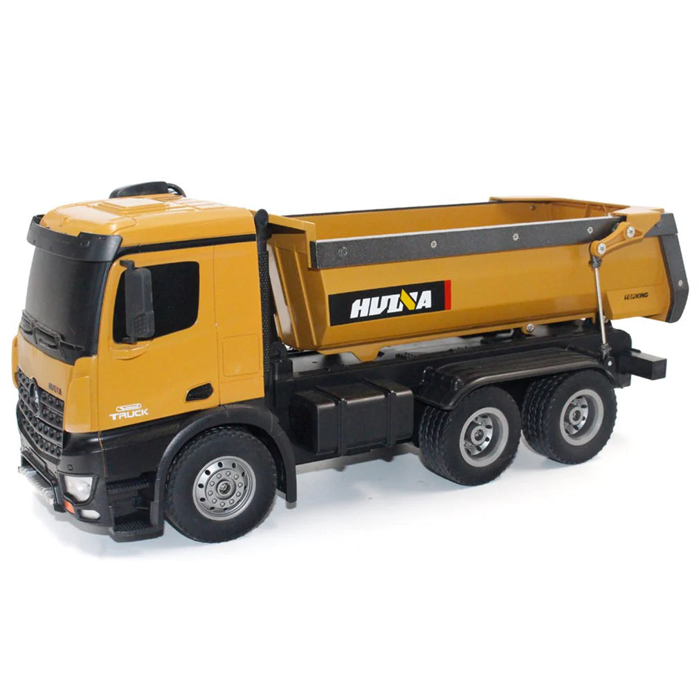 HuiNa 1573 1/14 Scale Alloy RC Dump Truck – 10 Channel 2.4G Remote HuiNa 1573 1/14 Scale Alloy RC Dump Truck – 10 Channel 2.4G Remote