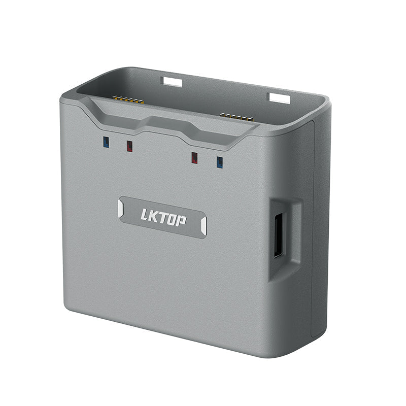 LKTOP Battery Charging Hub for DJI Mini 4K/Mini 2 Series, Parallel Dual‑Battery Charging, USB Power Bank, 30W Charger