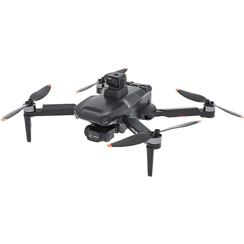 X38 PRO Drone - GPS 8K HD Aéreo profissional Gimbal de 3 eixos Drone sem escova para evitar obstáculos Drone sem escova Quadcopter RC Drone Brinquedo Câmera profissional Drone