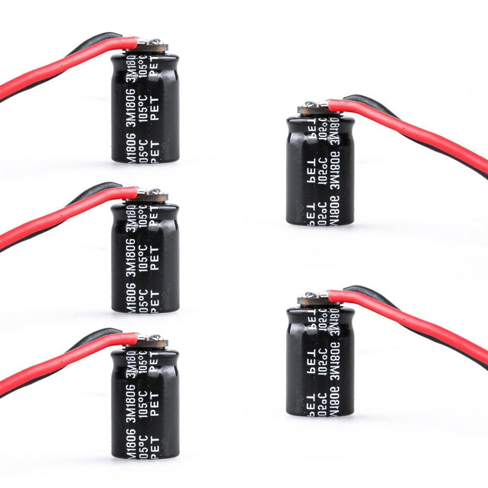 5PCS Flywoo RUBYCON 35V 470UF ZLH 10*16mm w/ Capacitor Cap PCB