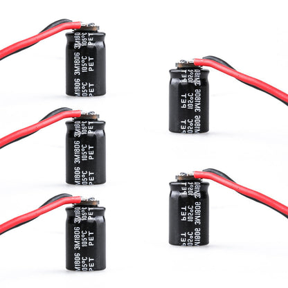 5PCS Flywoo RUBYCON 35V 470UF ZLH 10*16mm w/ Capacitor Cap PCB