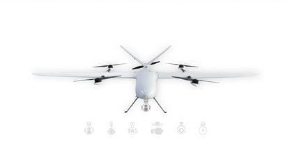 T-Drone VA25 VTOL Drone - 2KG Payload, 210 Minutes Flight Time Fixed Wing Airplane