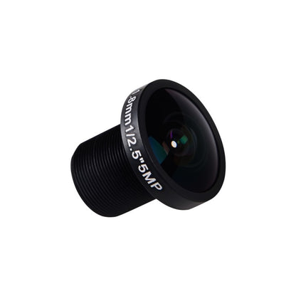 Foxeer M12 5MP 1.8mm IR Block Lens, Foxeer M12 camera lens with 1.8mm marking, black threaded barrel and wide-angle glass front