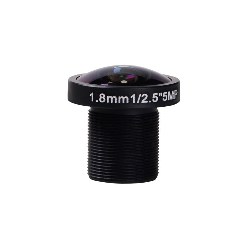Foxeer M12 5MP 1.8mm IR Block Lens, Foxeer M12 camera lens with 1.8mm focal length, marked 1/2.5" 5MP on the rim
