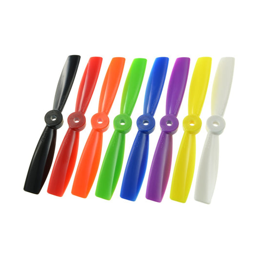 DALprop 5045BN 5-inch bullnose bi-blade racing drone propellers with 5mm hub, assorted colors