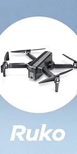 Ruko F11 MINI Drone, the RUKO MINI App offers a variety of GPS features that you can control with just