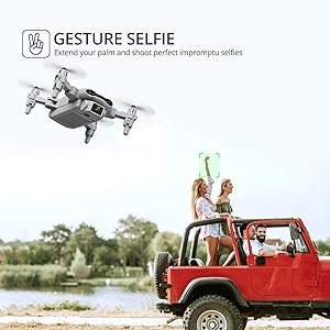 Drone, gesture selfie xend;of alm kxm