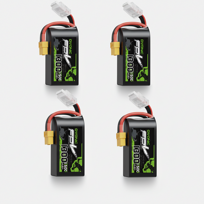 OVONIC R-Line Version 5.0 1300mAh 4S 14.8V 150C Lipo Battery with XT60 Plug