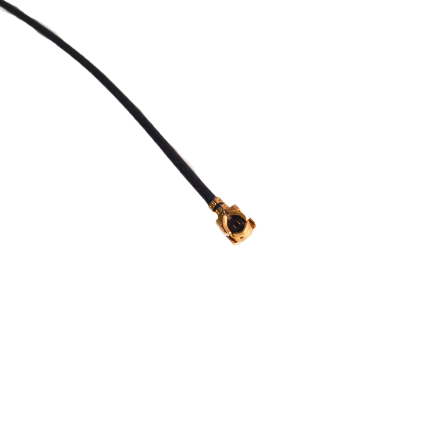 5pcs Flywoo 5.8G Light 3dBi Brass Antenna, Flywoo 5.8GHz FPV antenna coax lead with gold U.FL/IPX connector and black cable