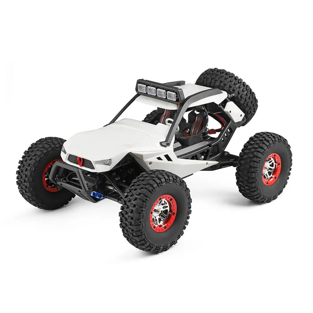 WLtoys 12429 RC Car 1/12 Scale 4WD Off-Road Rock Crawler Truck – 40km/h High Speed, 2.4G Radio, LED Lights, 7.4V 1500mAh Battery