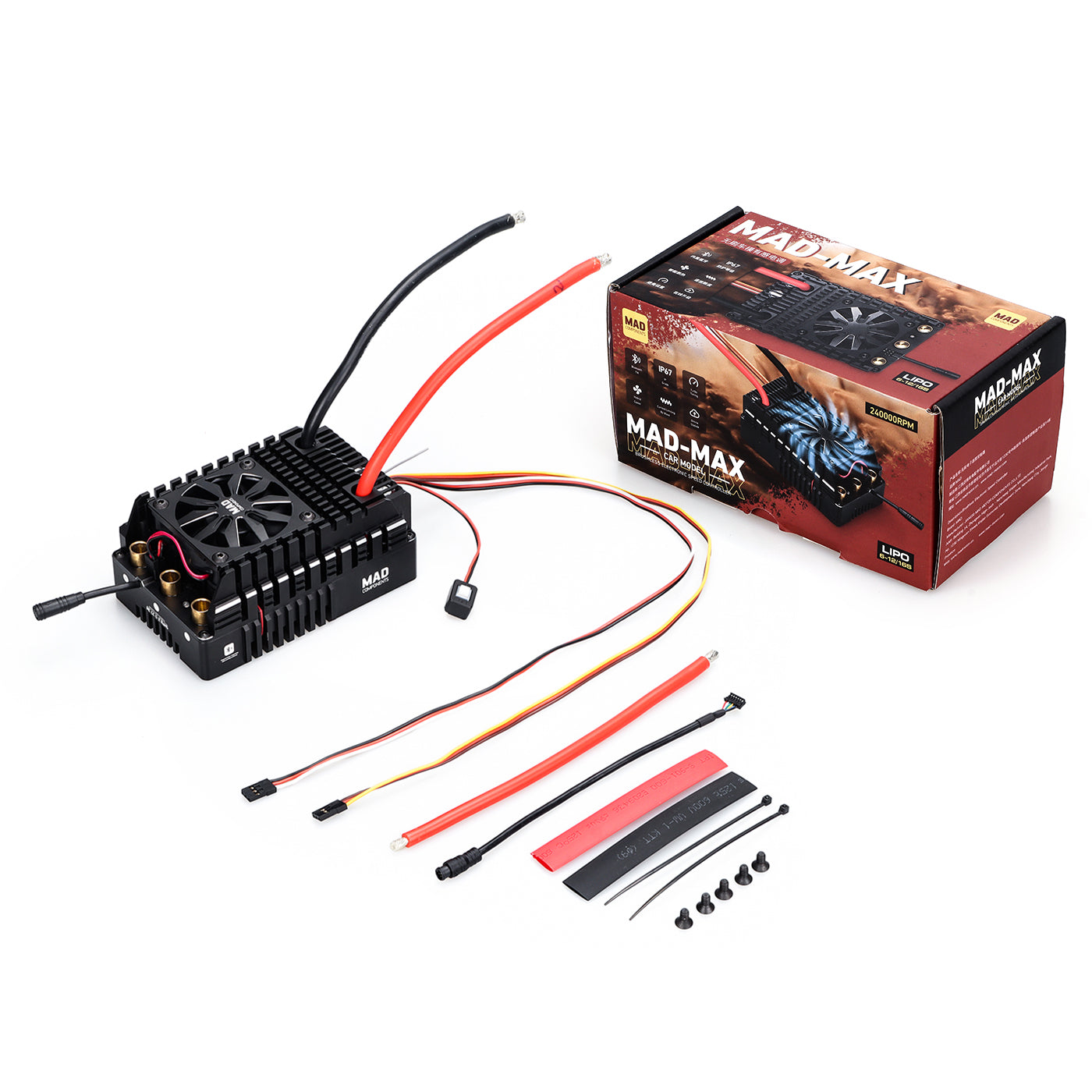 MAD MAX21 300A HV 6-16s ব্রাশলেস সেন্সরড ESC ১/৫ আরসি মডেল কারের জন্য