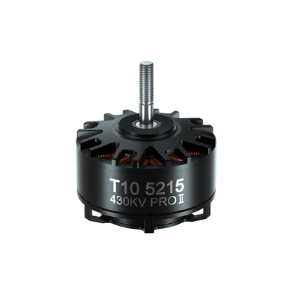 BrotherHobby T10 5215 Pro II 430KV brushless motor with black housing and threaded M6 shaft