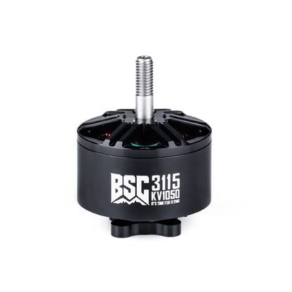 MAD BSC3115 V1.0 FPV Drone Brushless Motor, MAD BSC 3115 brushless FPV drone motor with threaded shaft and BSC 3115 KV1050 marking