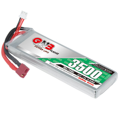 GAONENG GNB 2S 7.4V 3500mAh 70C LiPo battery pack with T-plug and balance lead