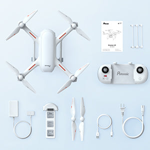 Potensic Dreamer Pro 4K HD Drone, connect the phone device with the remote control with the USB cable to gain a control range of