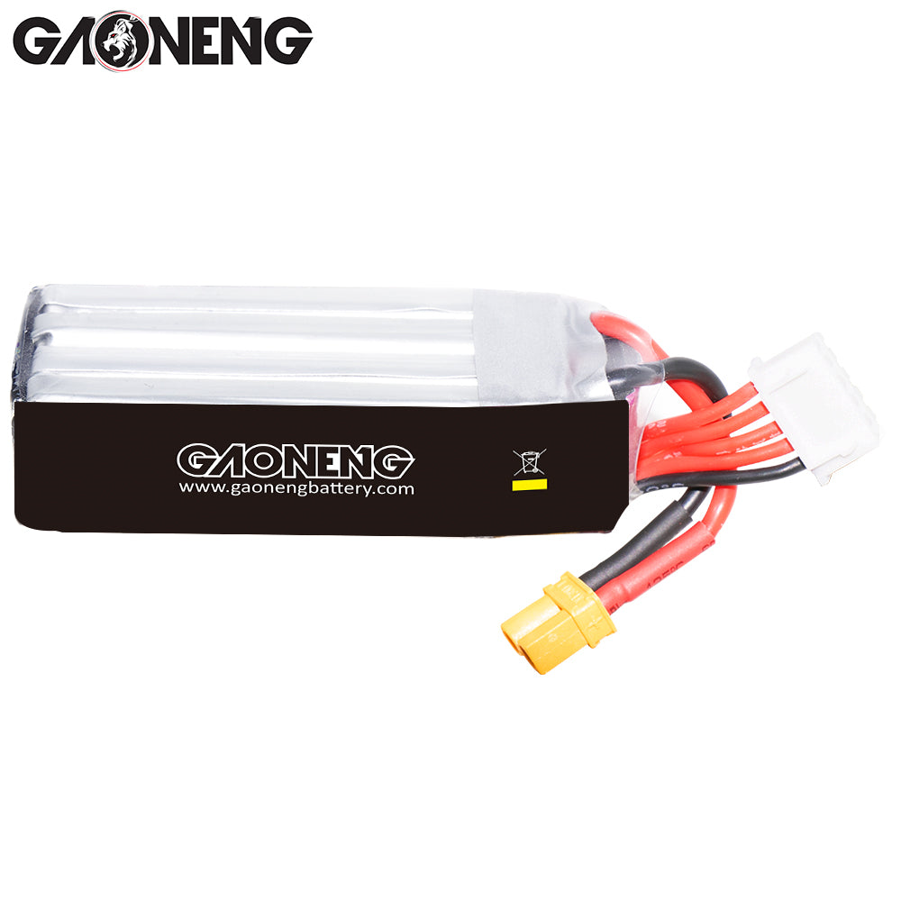 GAONENG GNB LiHV 4S 15.2V 450mAh 80C XT30 LiPo Battery Long Type