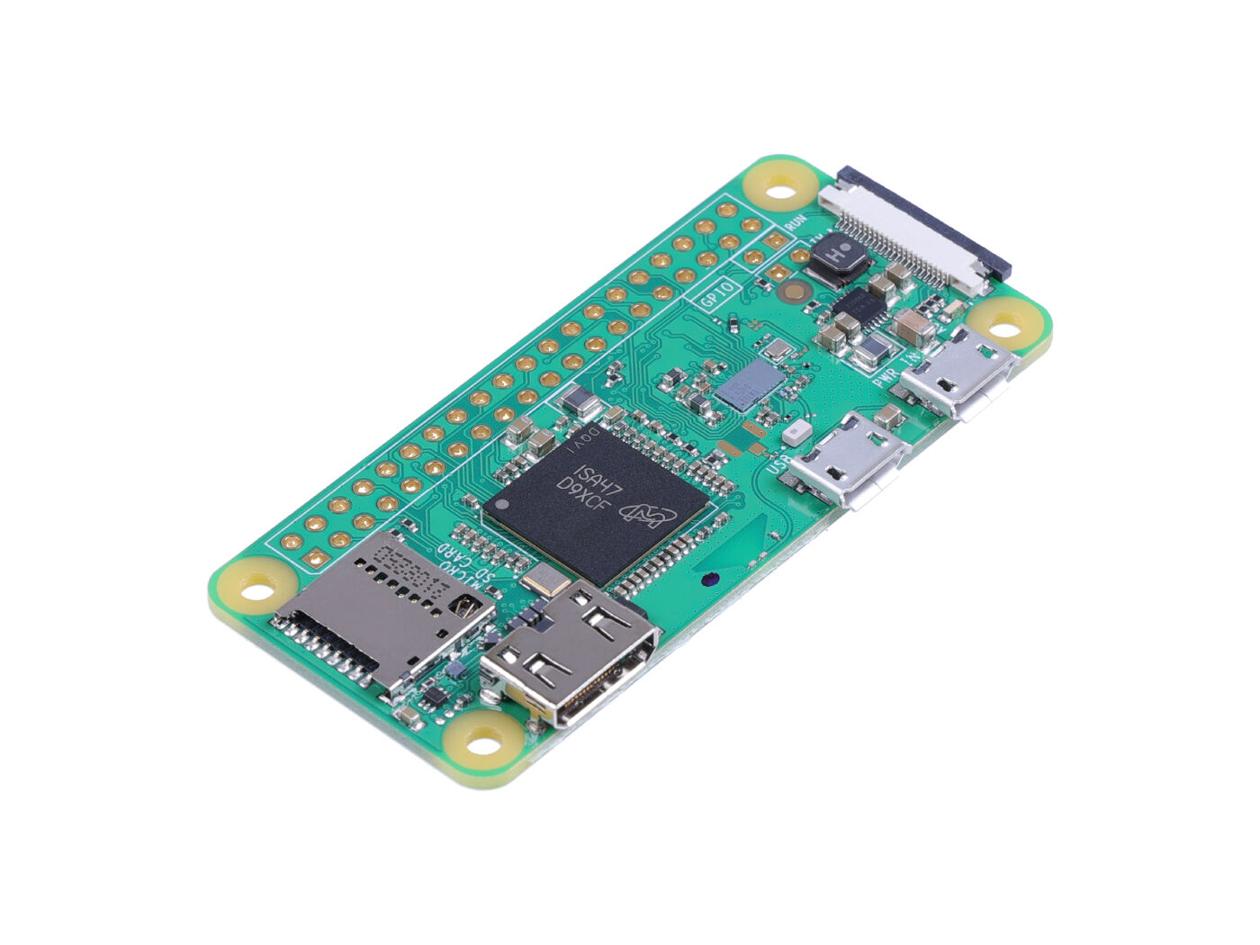 Raspberry Pi Zero W Single-Board Computer, BCM2835 1GHz, 512MB LPDDR2, Wi‑Fi 802.11n, Bluetooth 4.1, Mini HDMI, 40‑pin GPIO