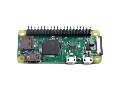 Raspberry Pi Zero WH Single-Board Computer with Headers, Wi‑Fi/Bluetooth 4.1 BLE, 40‑Pin HAT, CSI, Mini HDMI, OTG