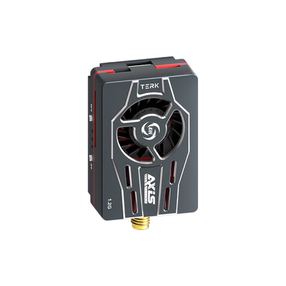 Axisflying TERK 1.2G 4W Analog VTX – Long‑Range Wireless Video Transmitter, IRC Tramp, 7‑30V, SMA, Fan‑Cooled