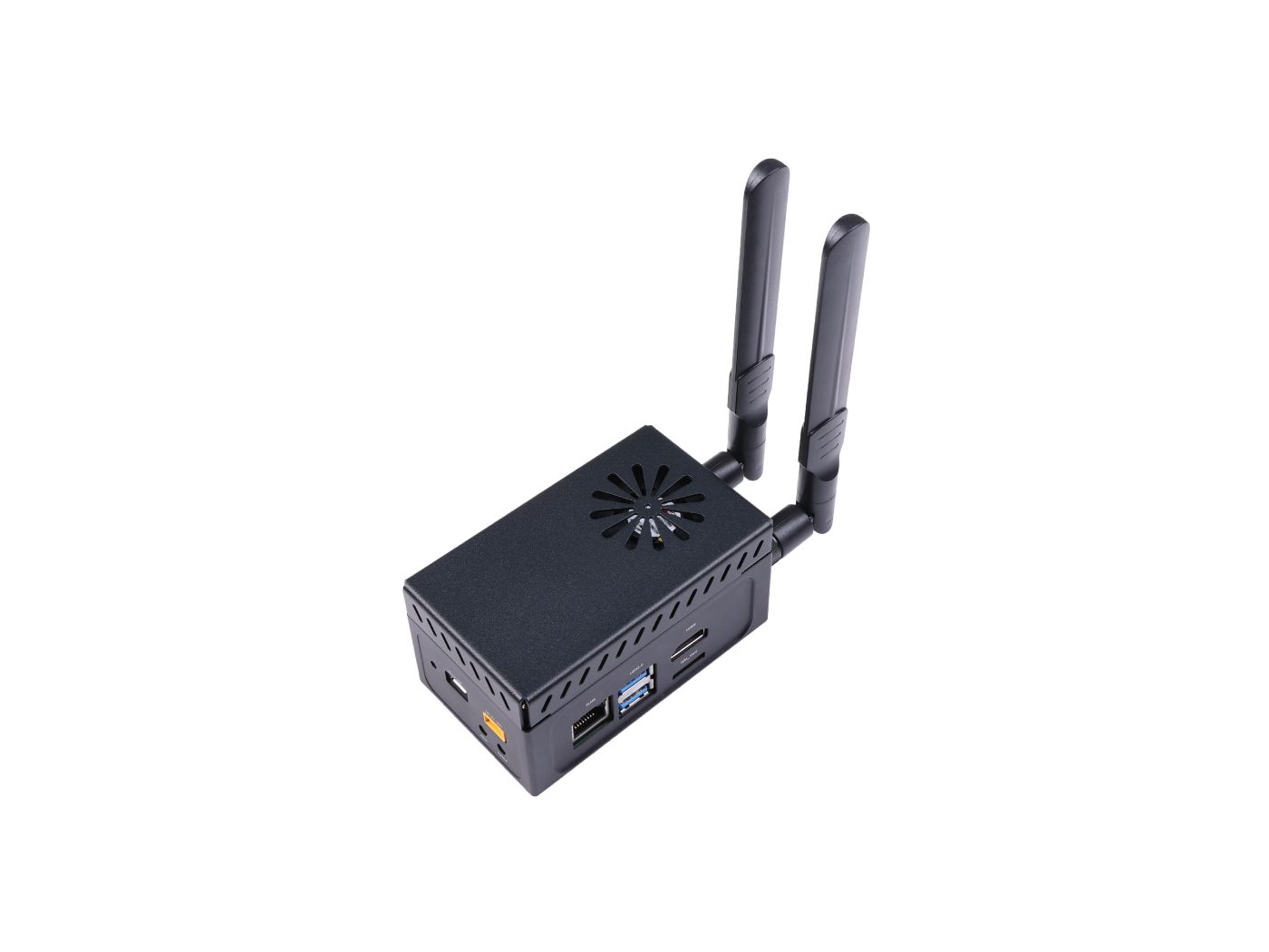 A203 Mini PC, Jetson Xavier NX 8GB, 128GB NVMe SSD, 2x USB 3, RS232, WiFi/BLE, Aluminum Case, JetPack 5.0.2