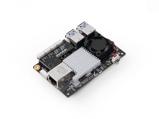 reComputer Mini Extension Board for Jetson Orin Nano/Orin NX, 4×USB 3.0, Gigabit Ethernet, CAN, I2C, SPI, 48V (max 54V)