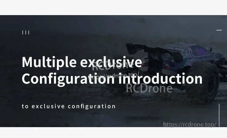 1:16 4WD RC Car, Multiple Exclusive Configuration Introduction