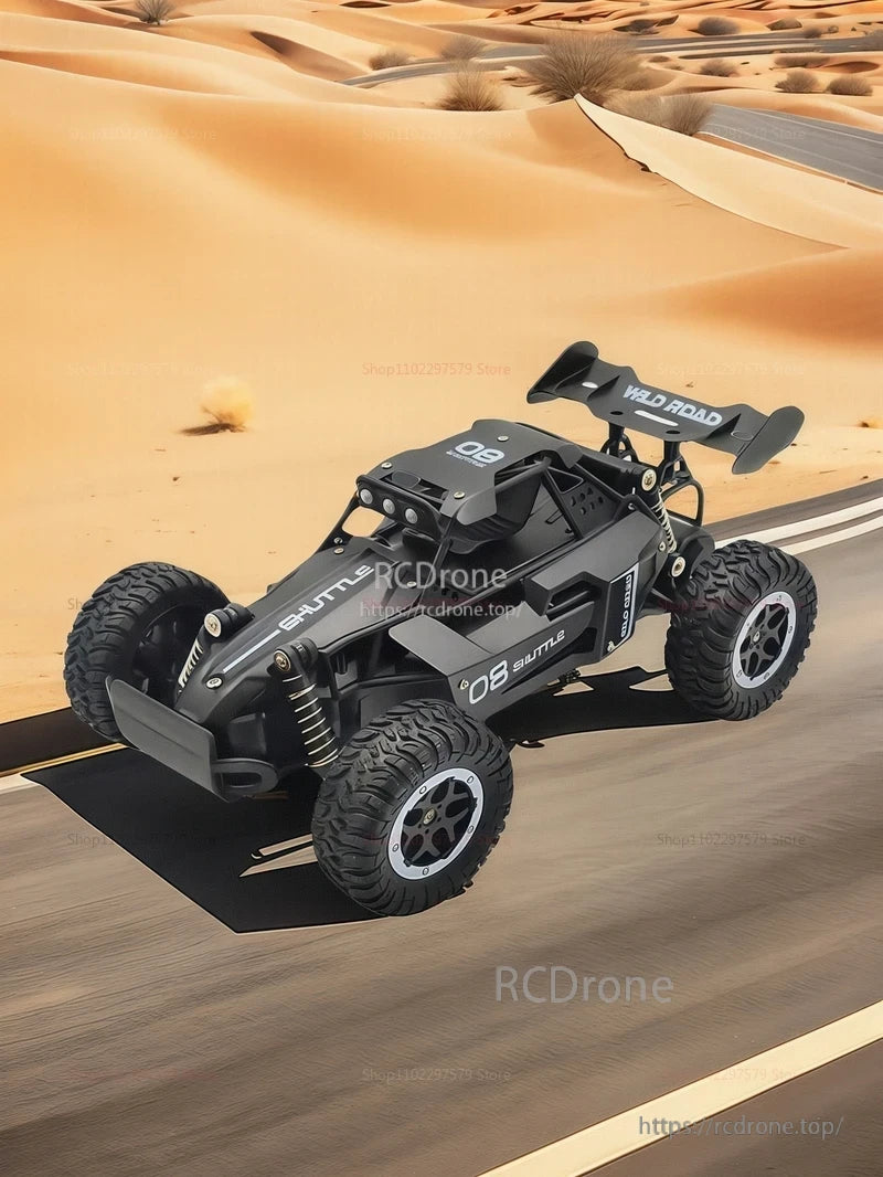 1:16 RC Car, Black, Wild Road, Shuttle 08