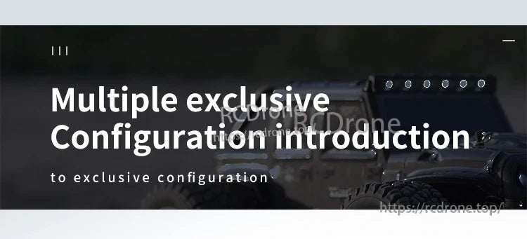1:16 RC Car, Exclusive Configuration Introduction for RC Car