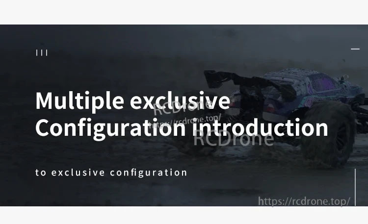 1:16 RC Car, Multiple Exclusive Configuration Introduction