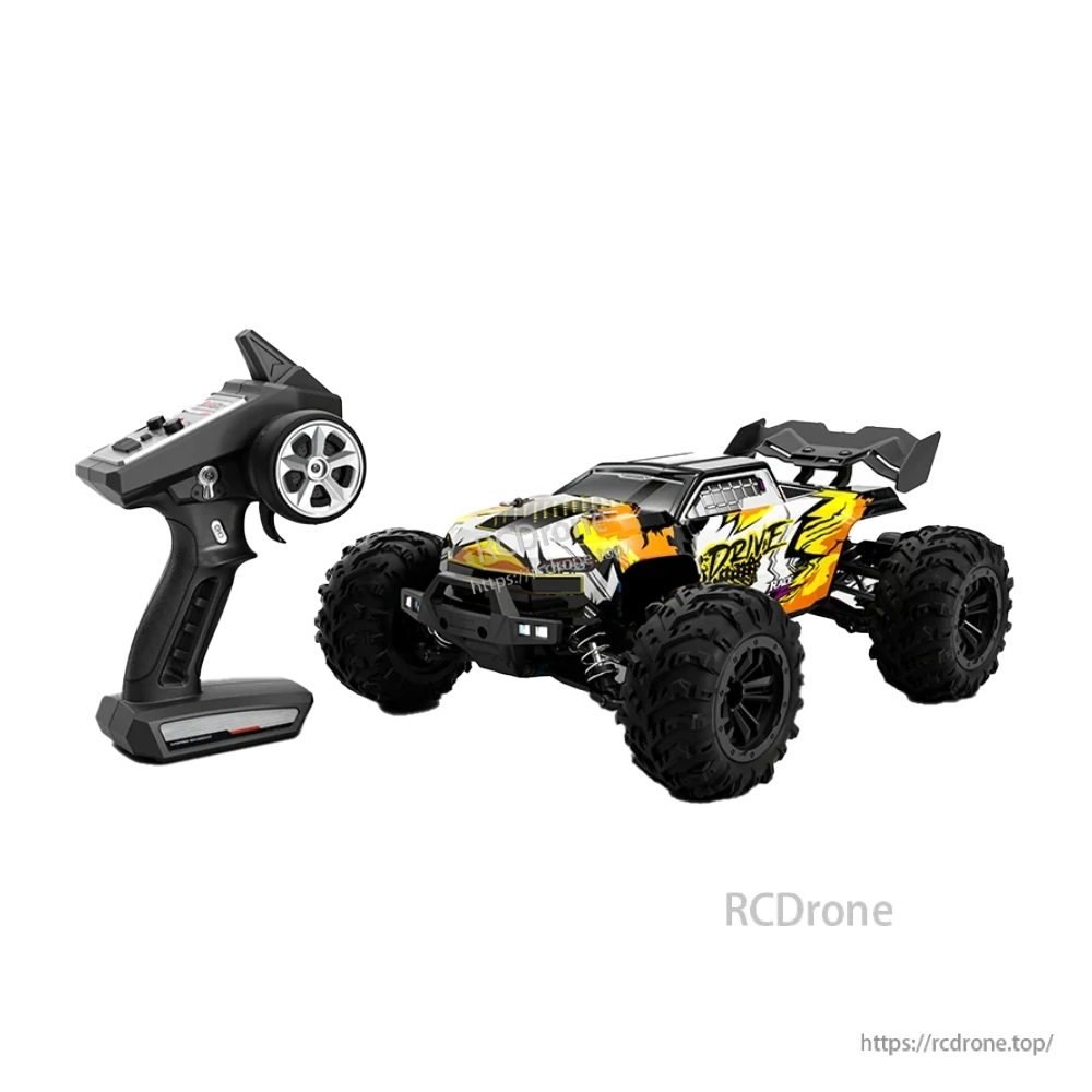 1:16 RC Car Series – 75KM/H Brushless or 50KM/H Brushed 4WD Off-Road Drift Monster Truck with LED Lights, Metal Transmission, and 2.4G Remote Control