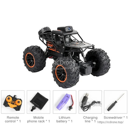 1:18 Rc Car, Experience off-road adventure with CONUSEA 1:18 RC car featuring camera, app/remote control and HD FPV.