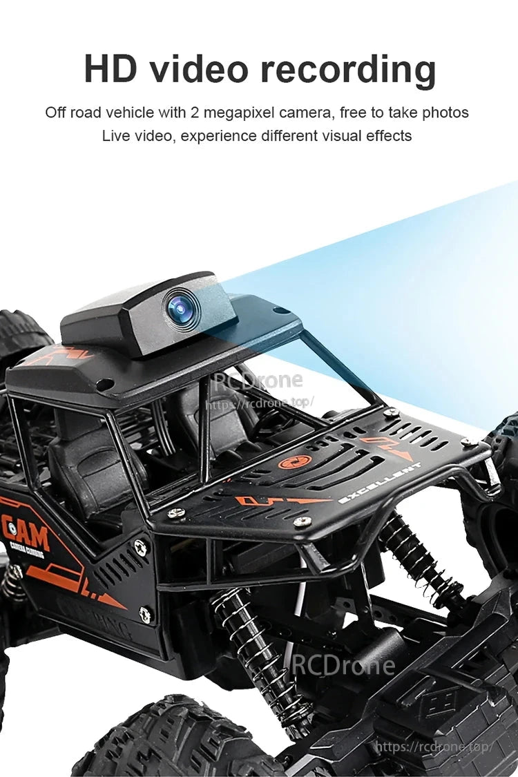 1:18 Rc Car, Experience off-road excitement with the CONUSEA 1:18 RC car featuring high-definition camera and FPV technology.