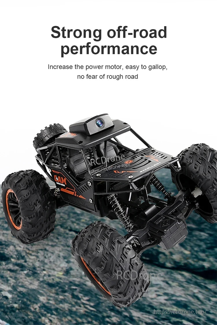 1:18 Rc Car, Strong off-road performance, powerful motor, easy to gallop, no fear of rough road.