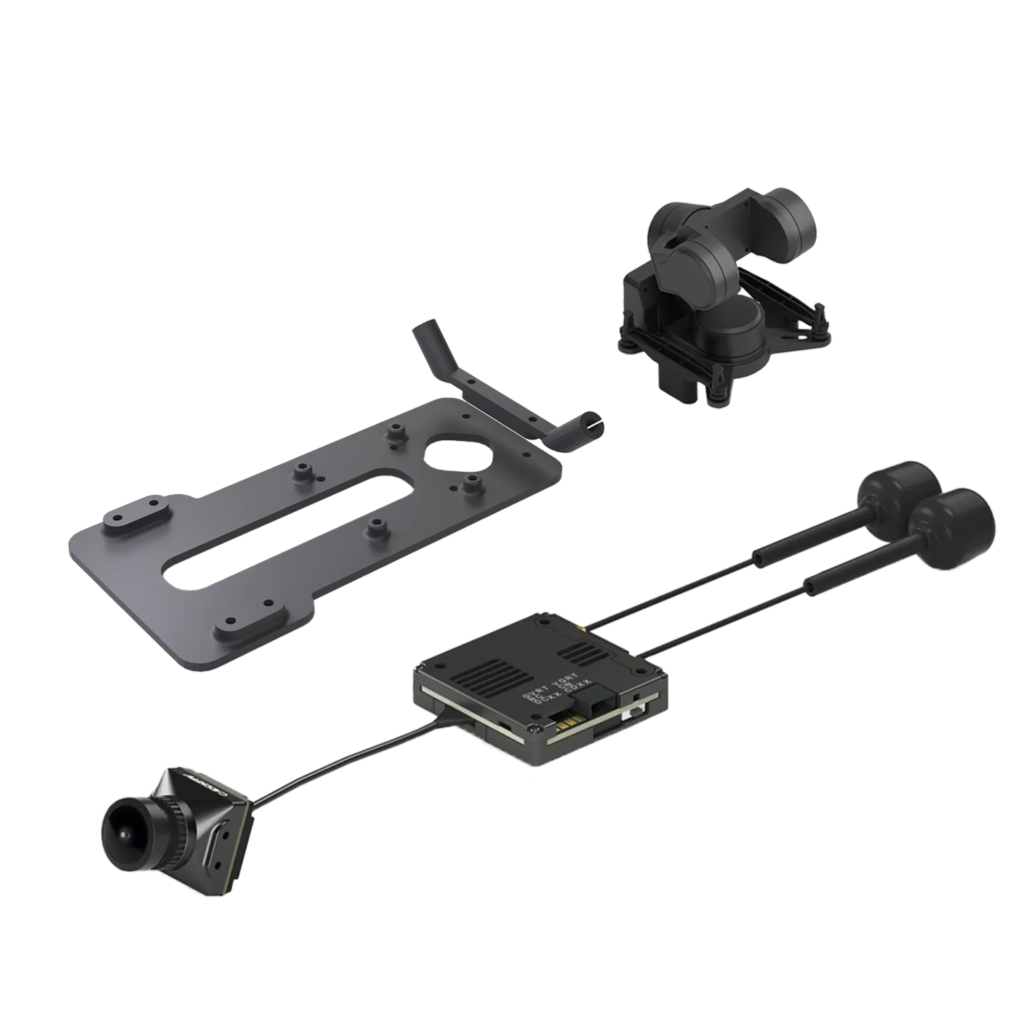 Walksnail Avatar HD Pro Kit with CADDXFPV GM3 3-axis gimbal, camera, VTX module and mount plate