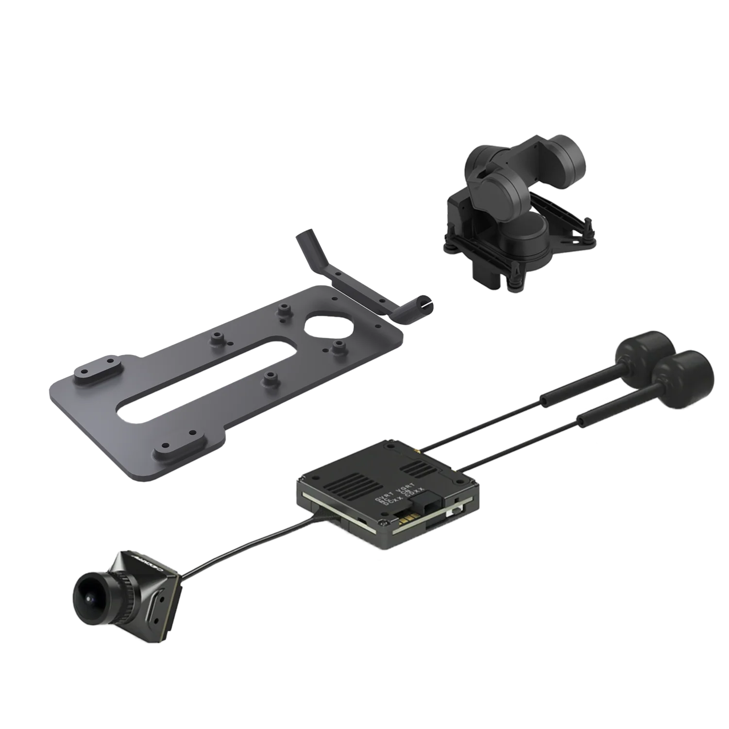 Walksnail Avatar HD Pro Kit with CADDXFPV GM3 3-axis gimbal, camera, VTX module and mount plate