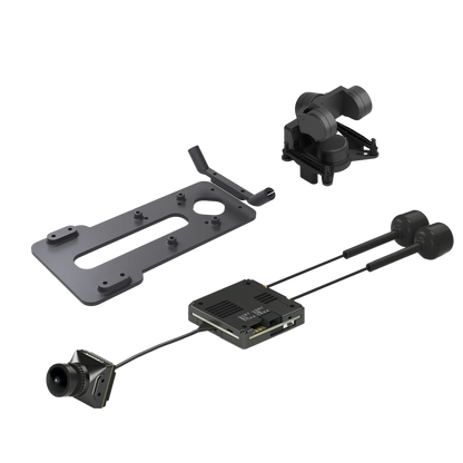 Walksnail Avatar HD Pro Kit with CADDXFPV GM3 3-axis gimbal, camera, VTX module and mount plate