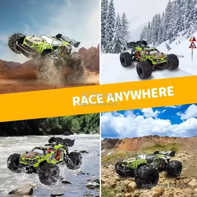 1/20 Scale 4 Wheel Drive Off-Road RC Car 2.4G RTR Monster Truck, 20KM/H Speed, 30M Range, 3.7V 500mAh, High Speed Drift