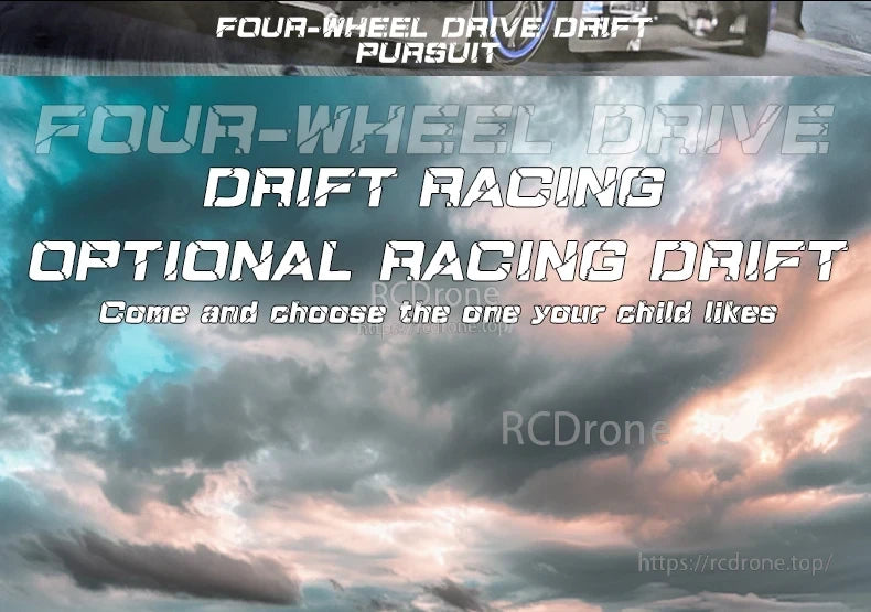 1/64 RC Car, Four-wheel drive drift racing, optional racing drift. Choose the one your child likes.