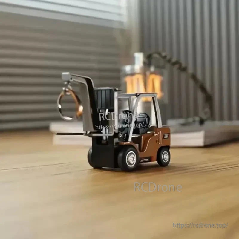 1/64 RC Forklift Alloy Model Remote Control Metal Tabletop Toy