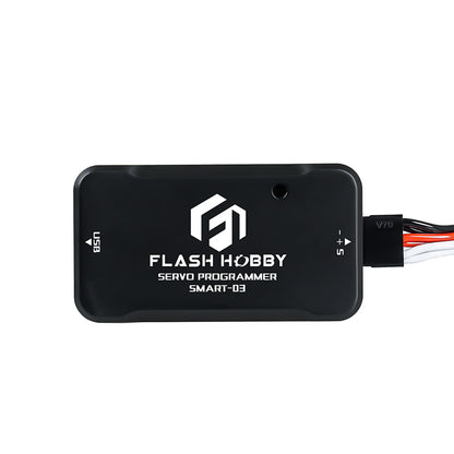 Flashhobby Smart-03 servo programmer module with USB port and 3-pin servo connector lead (S + -)