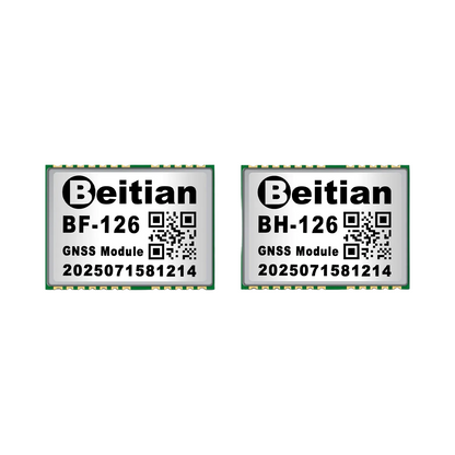 Beitian 126/190 series GNSS module variants BF-126 and BH-126 shown front view